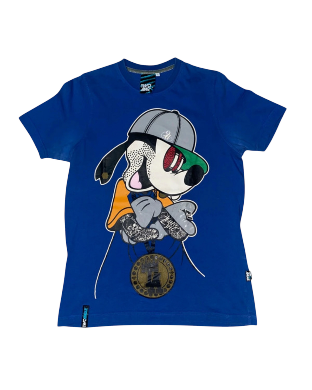 Two Angle 2010s Hip Hop Mickey T-Shirt rare y2k *S*