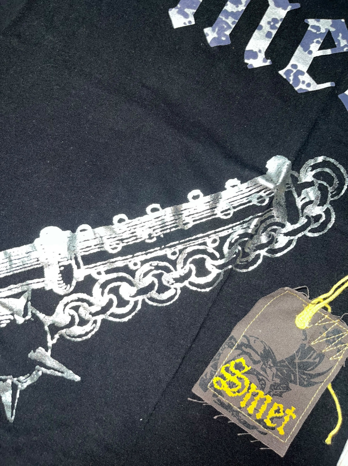 Smet rare Womens y2k 2010s Gothic Tribal T-Shirt *M*