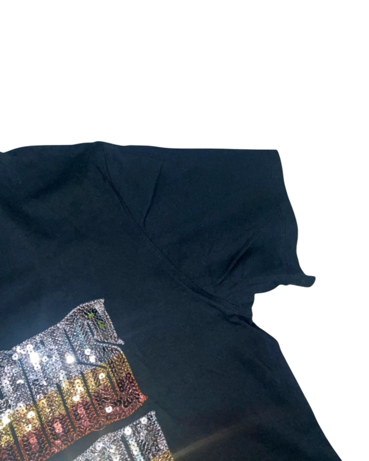 M.Dia Jeans Y2K 2000s Vintage y2k T-Shirt Pailetten rare *XL*