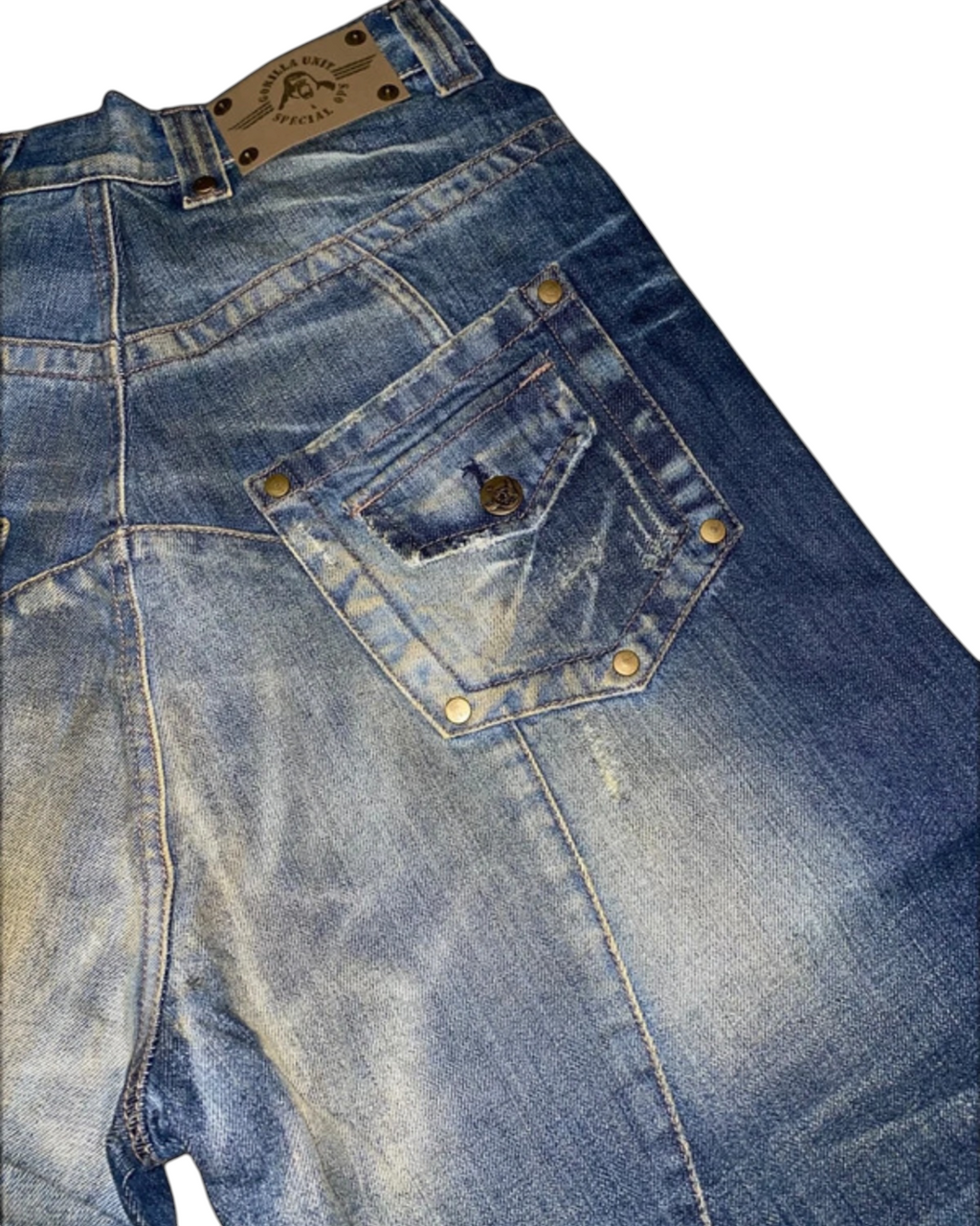 Gorilla Unit 2010s rare Deadstock y2k Jorts Hip Hop *28*