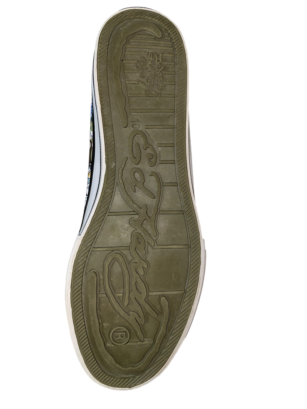 Ed Hardy 2000s Slip On Sneaker y2k Tribal Gothic Unisex *41*