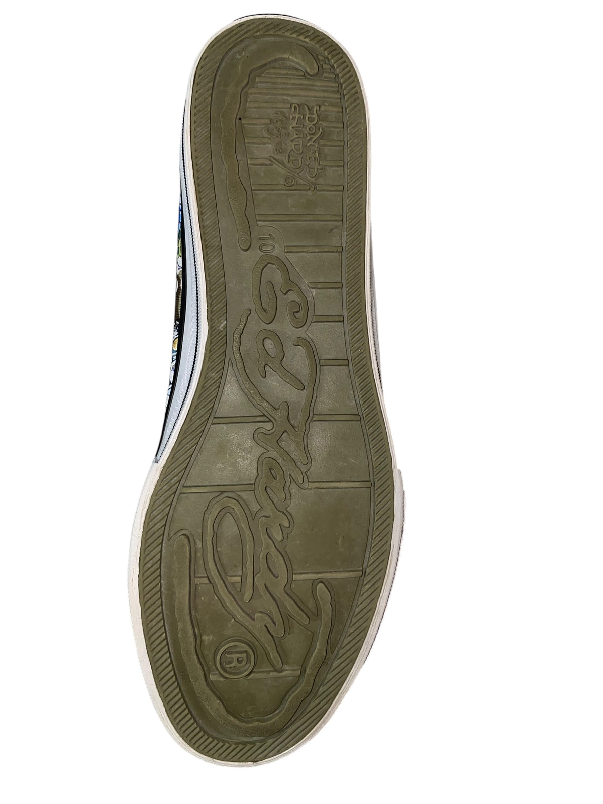 Ed Hardy 2000s Slip On Sneaker y2k Tribal Gothic Unisex *41*