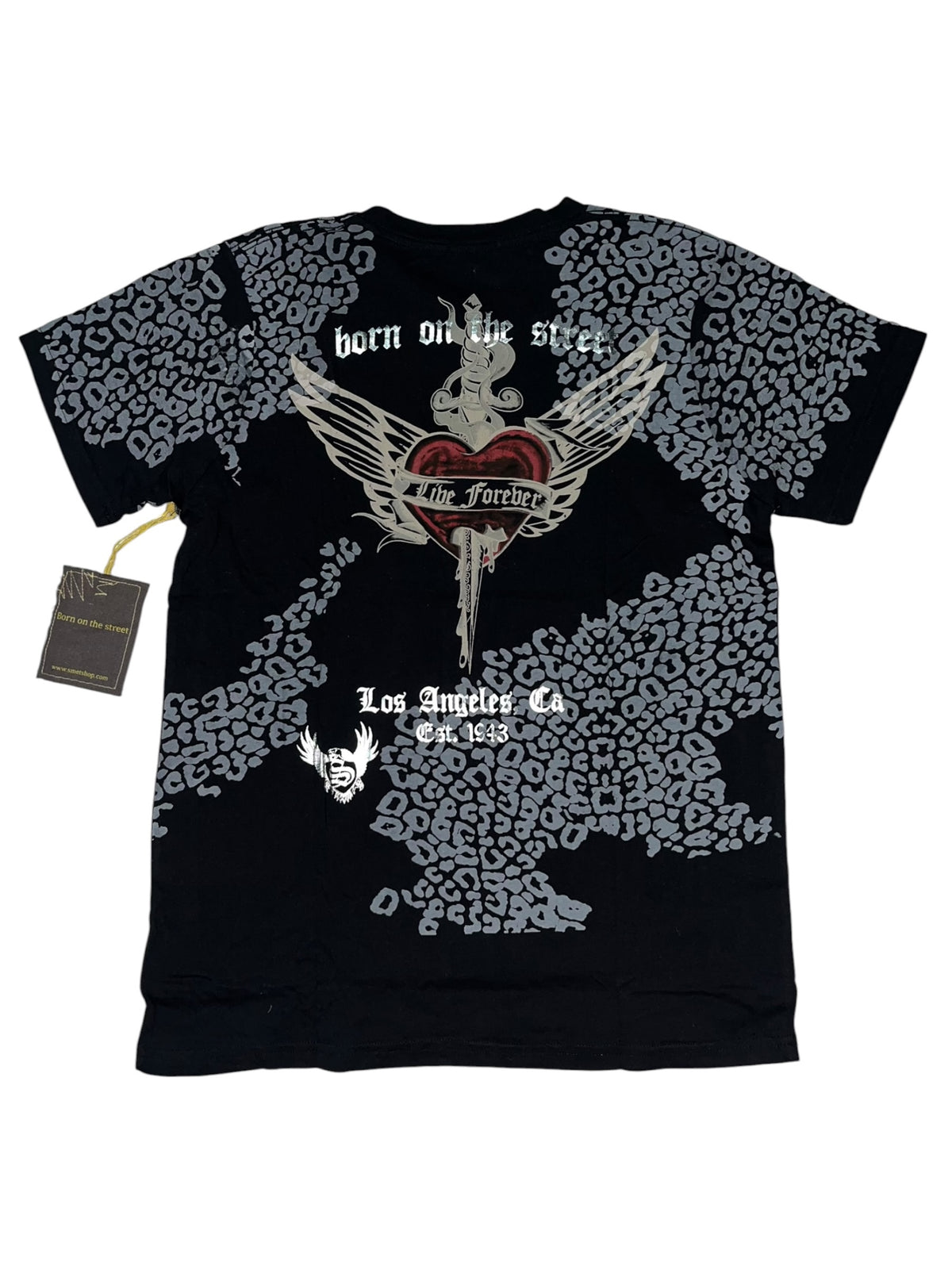 Smet rare Womens y2k 2010s Gothic Tribal T-Shirt *M*