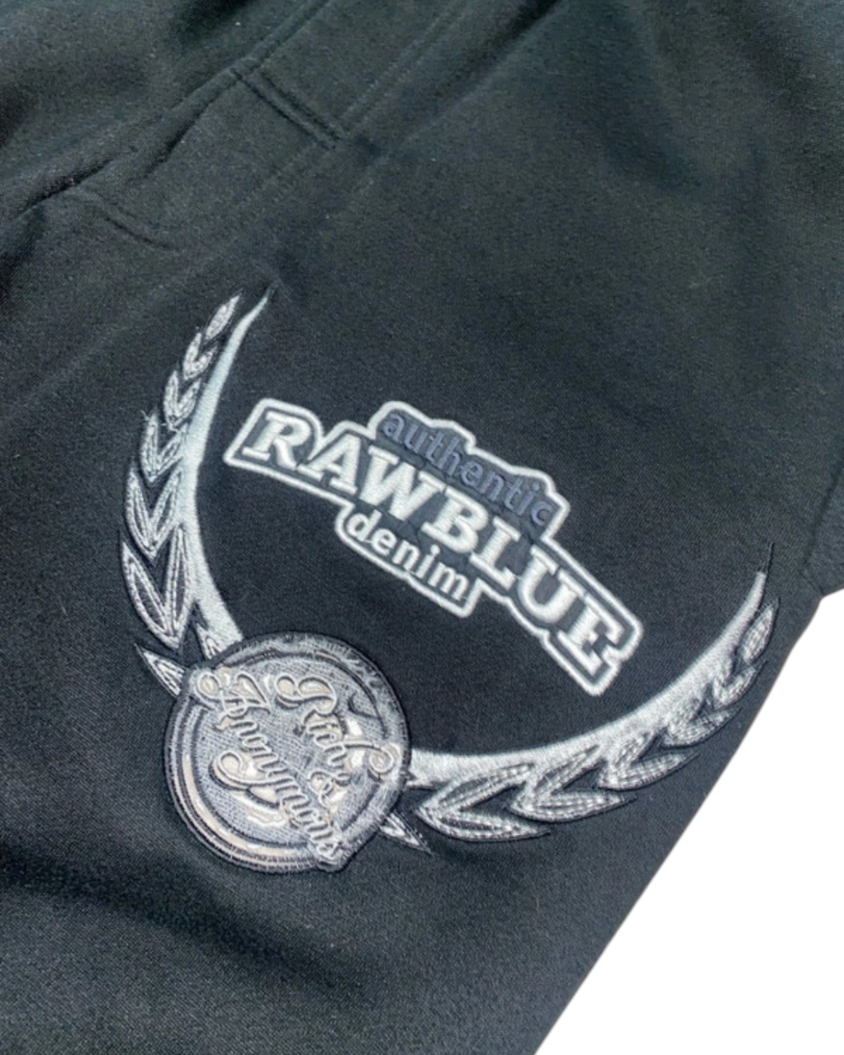 Raw Blue 2000s Hip Hop Jogginghose rare y2k *M*