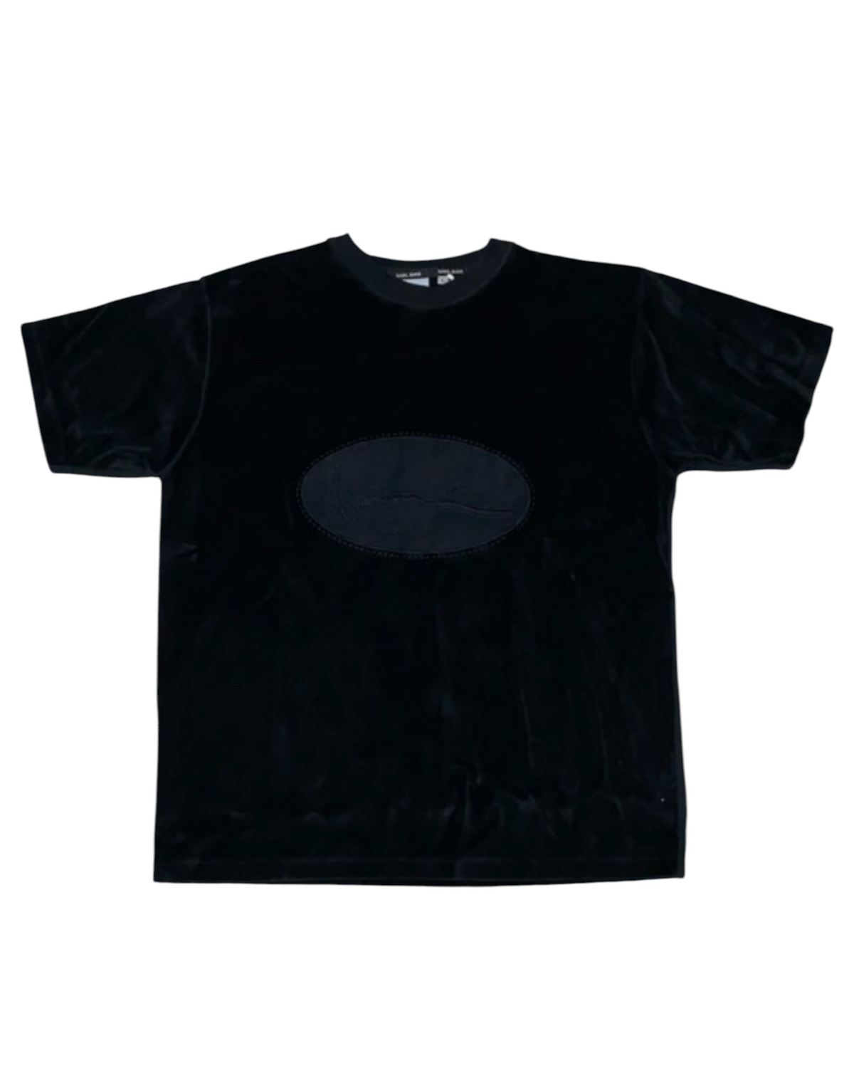 Karl Kani rare Vintage 2000s Hip Hop Velour T-Shirt y2k *L*