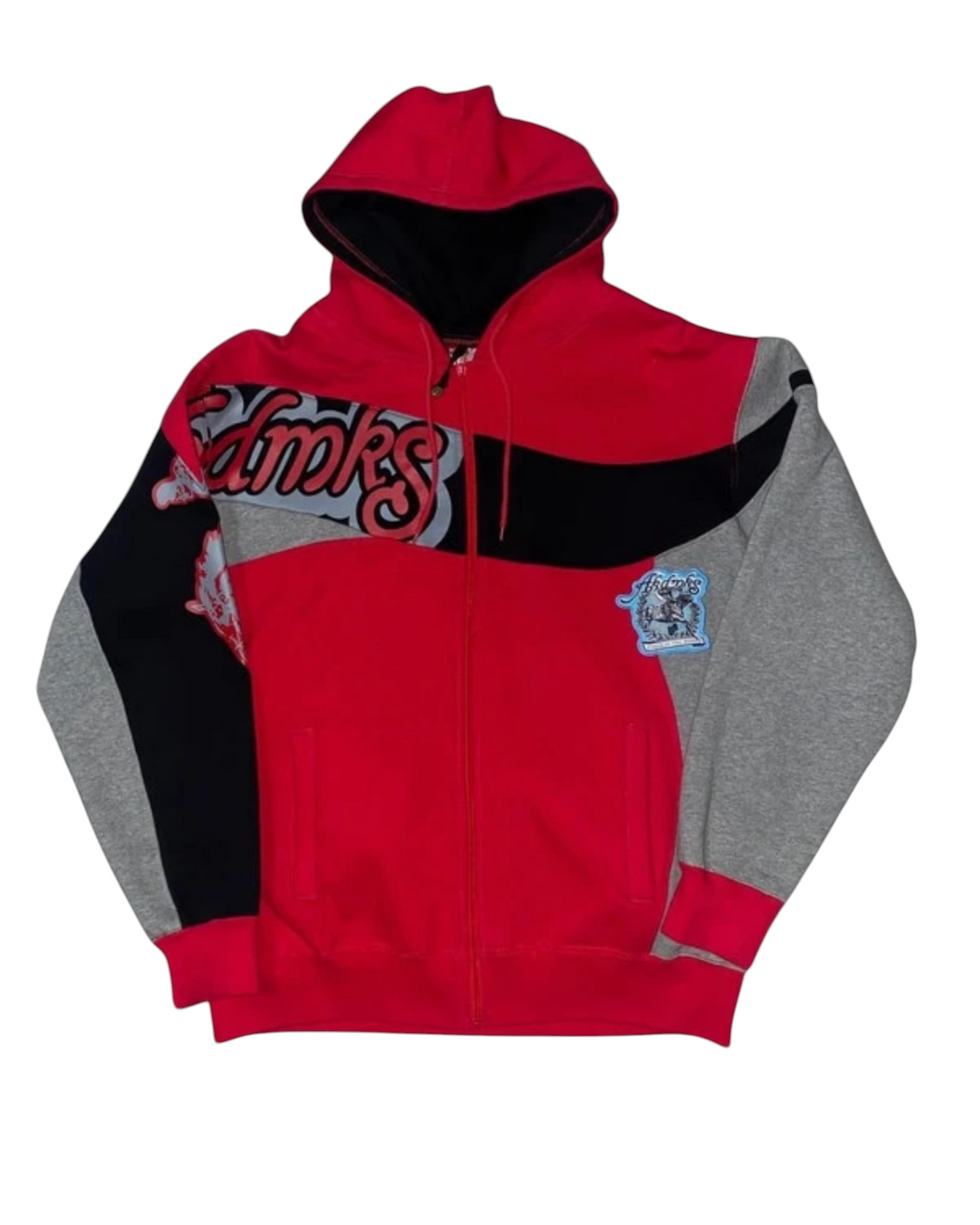 Akademiks rare 2000s Zip Hoodie y2k Hip Hop Vintage *L*