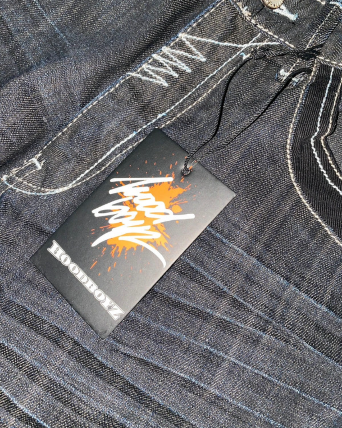 Hoodboyz rare 2000s Deadstock Baggy Jeans y2k Hip Hop *28*