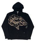 Osiris 2010s rare Hip Hop Zip Hoodie y2k Tribal *M*