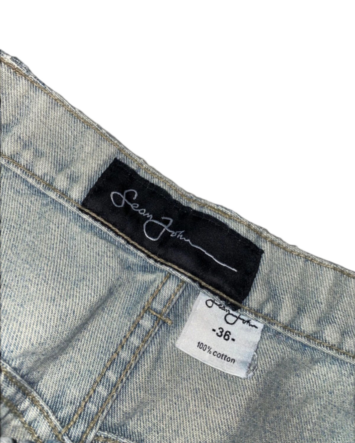 Sean John Hip Hop 2000s y2k Straight Leg Jeans rare *36*