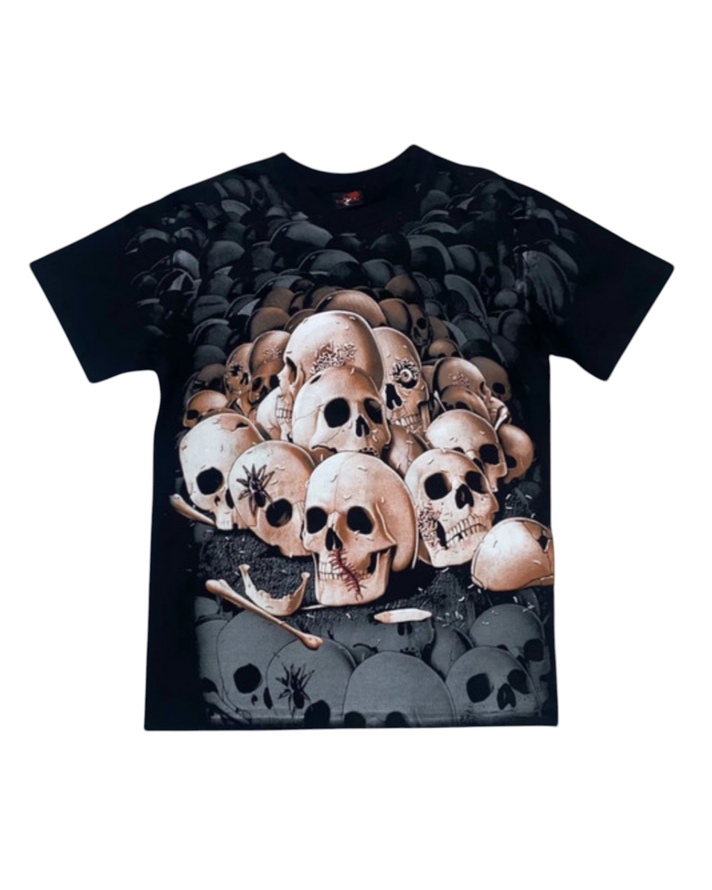 2000s Thunder Hip Hop T-Shirt Skull rare Baggy y2k *L*
