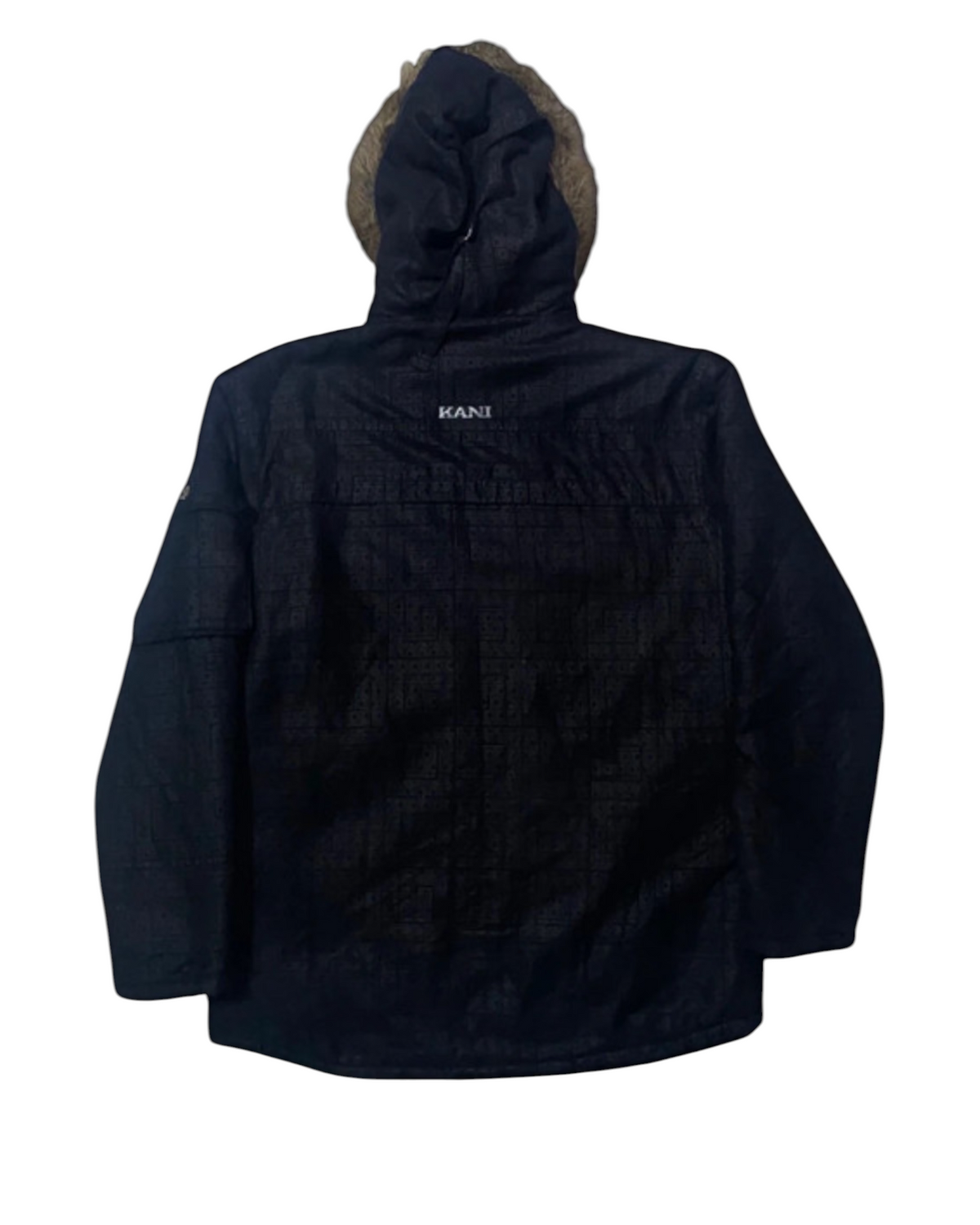 Karl Kani 2000s Vintage Winterjacke all over Monogramm *L*