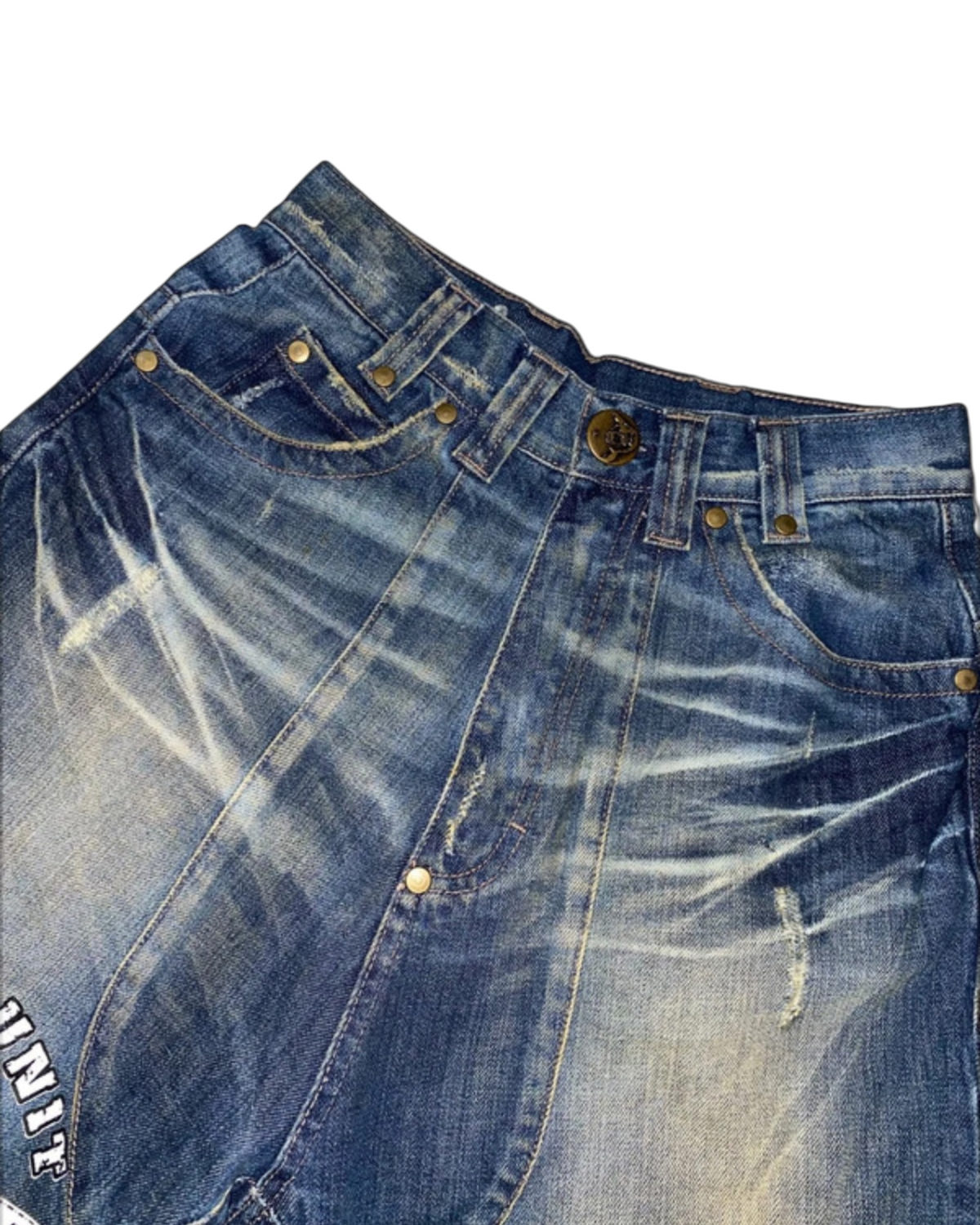 Gorilla Unit 2010s rare Deadstock y2k Jorts Hip Hop *28*