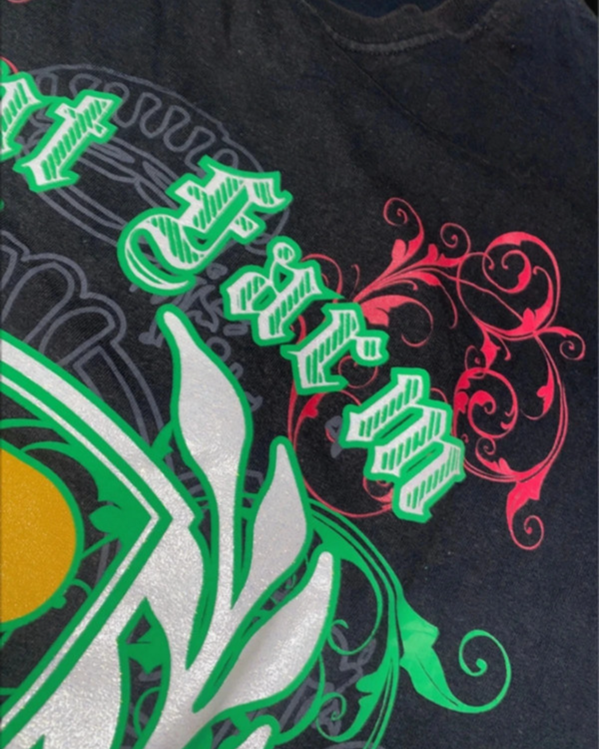 Phat Farm 2000s rare Vintage y2k Tribal T-Shirt *L*