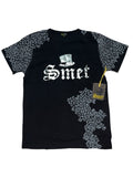 Smet rare Womens y2k 2010s Gothic Tribal T-Shirt *M*