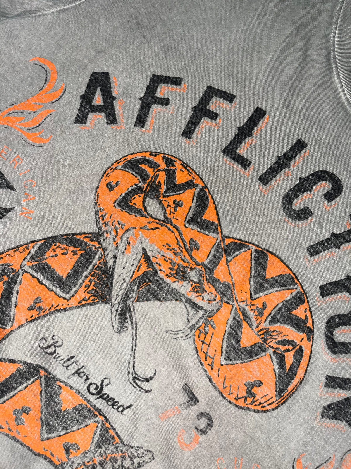 Affliction 2000s rare Reversible T-Shirt Gothic Hip Hop y2k *M*