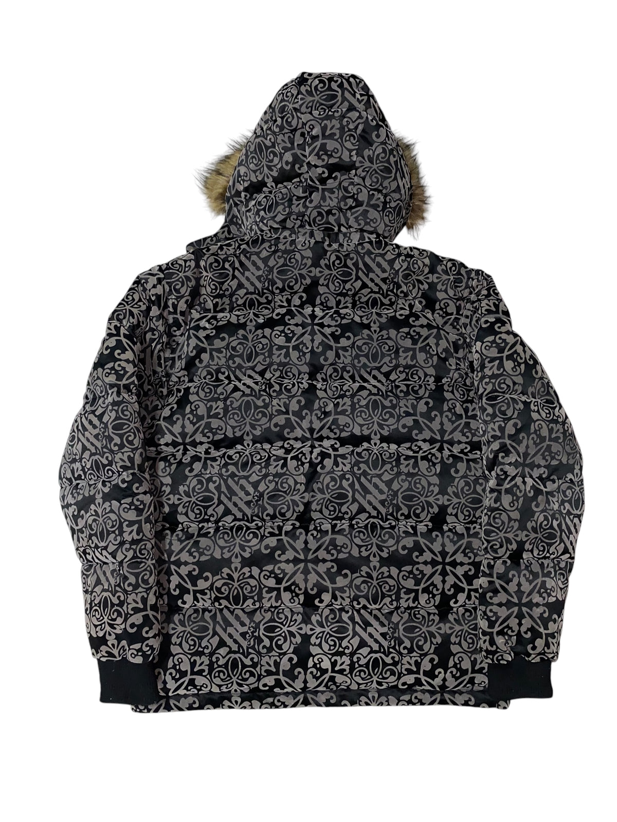 Hoodboyz 2000s rare Hip Hop Baggy Winterjacke Tribal y2k Gothic *XL*