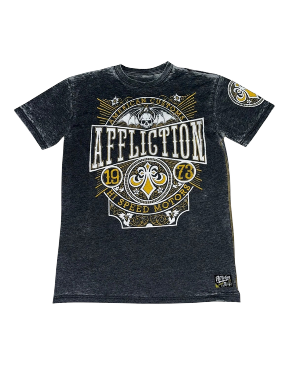 Affliction rare 2000s T-Shirt y2k Tribal Hip Hop Gothic *L*
