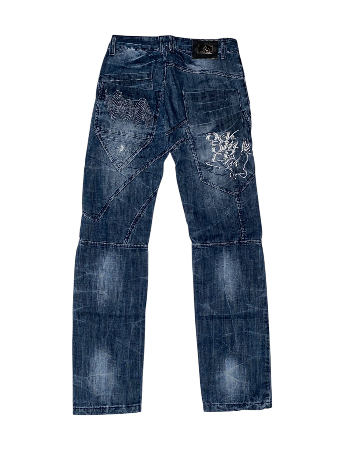 Kosmo & Lupo 2010s Tribal y2k Slim Fit Jeans *30*