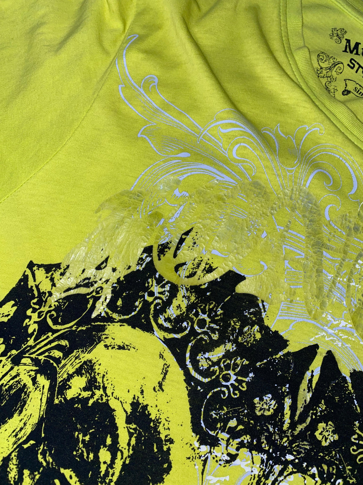 Much More 2010s Tribal Womens Oversized T-Shirt y2k *M*