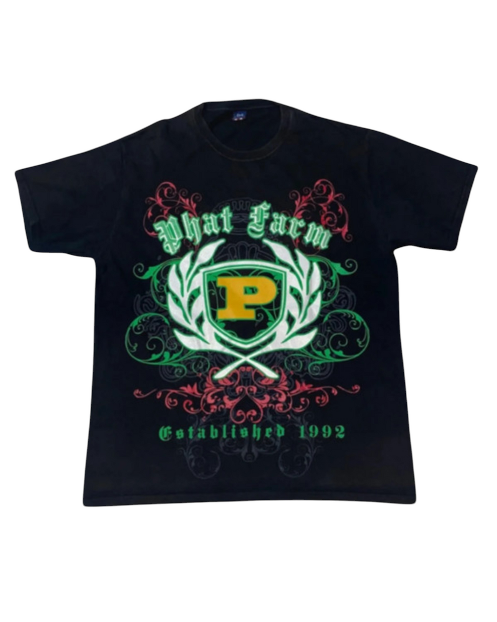 Phat Farm 2000s rare Vintage y2k Tribal T-Shirt *L*