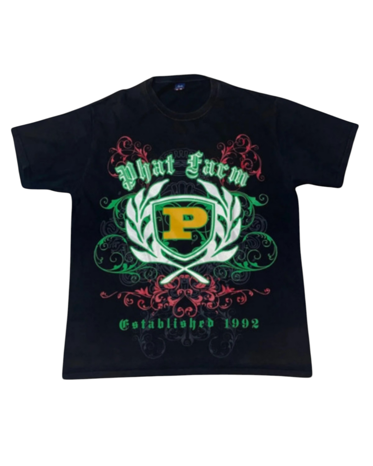 Phat Farm 2000s rare Vintage y2k Tribal T-Shirt *L*