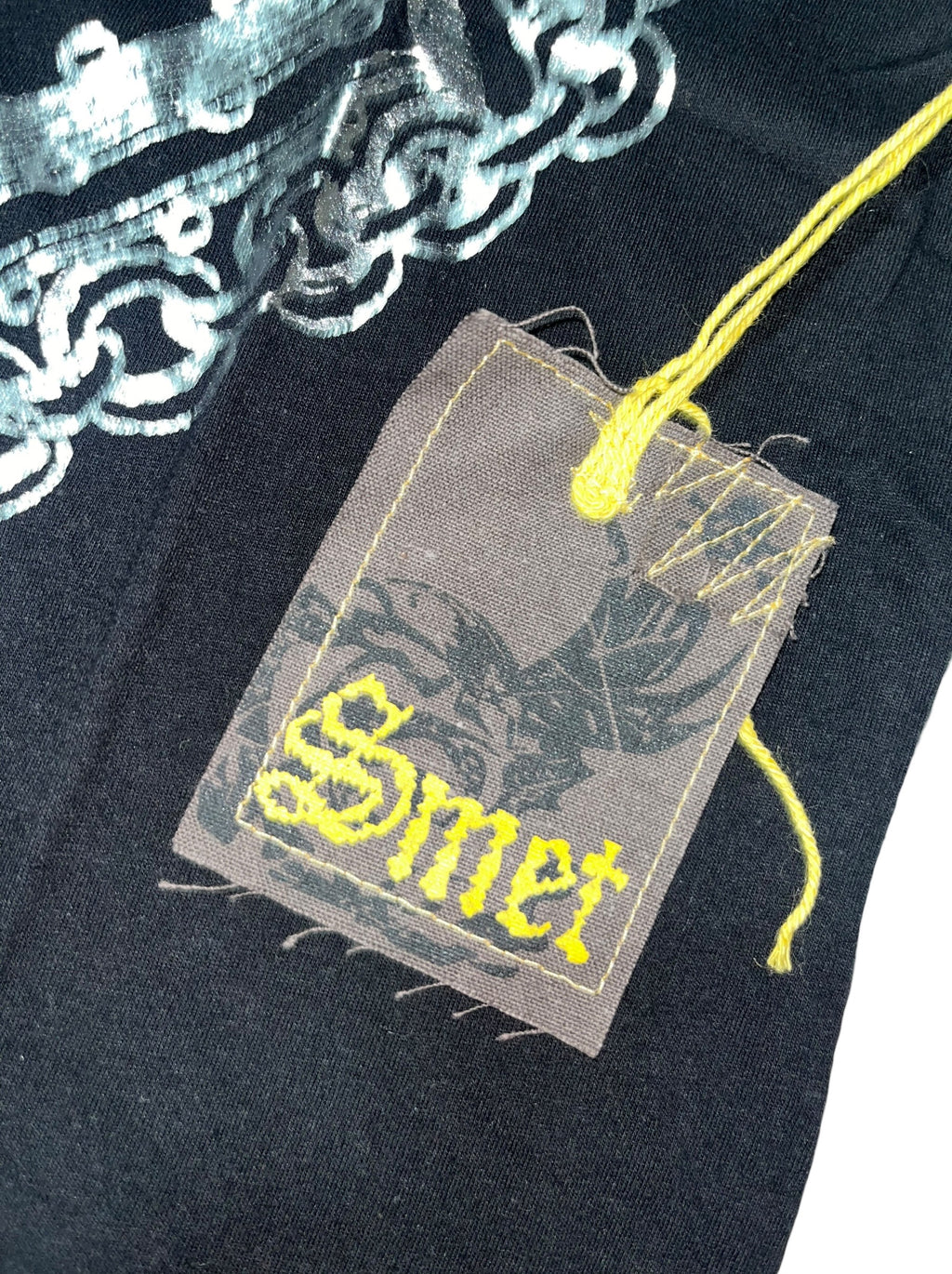 Smet rare Womens y2k 2010s Gothic Tribal T-Shirt *M*