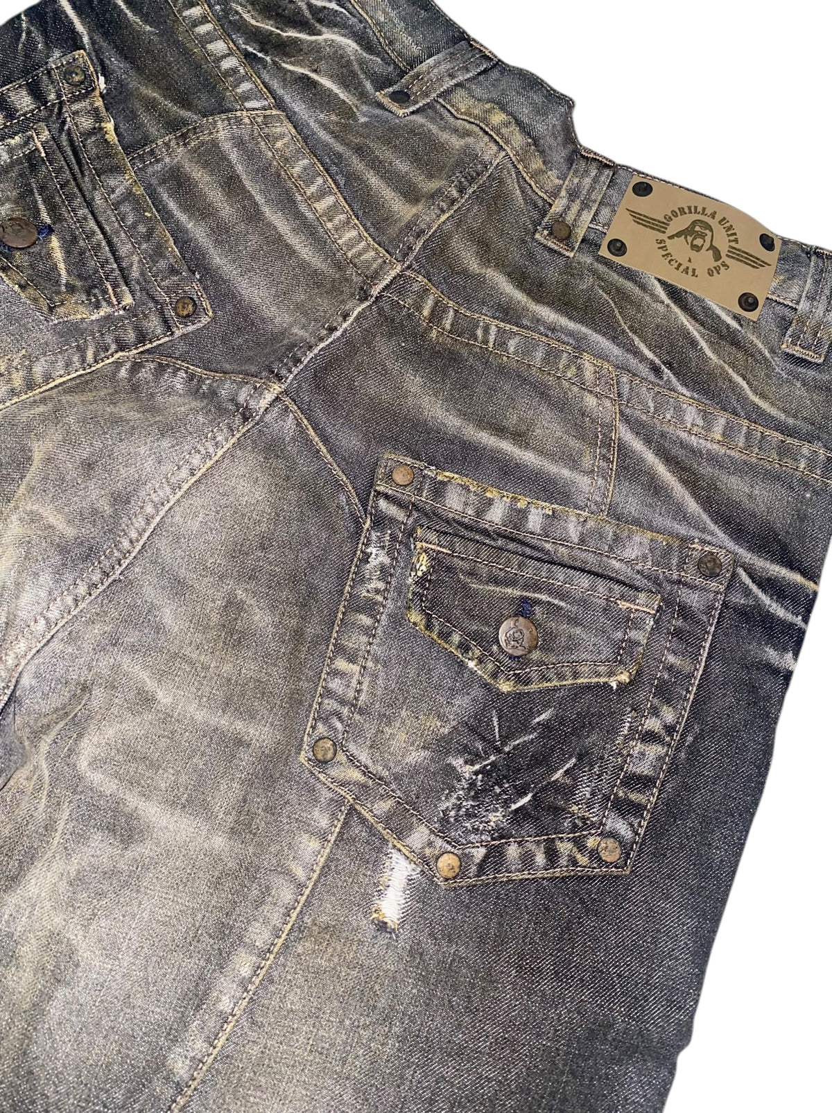 Gorilla Unit 2010s rare y2k Jorts Hip Hop *30*