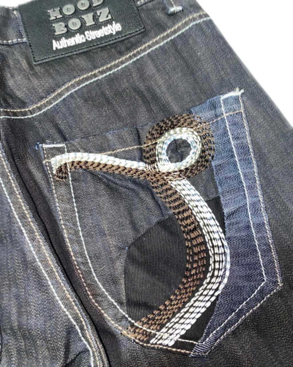Hoodboyz rare 2000s Deadstock Baggy Jeans y2k Hip Hop *28*
