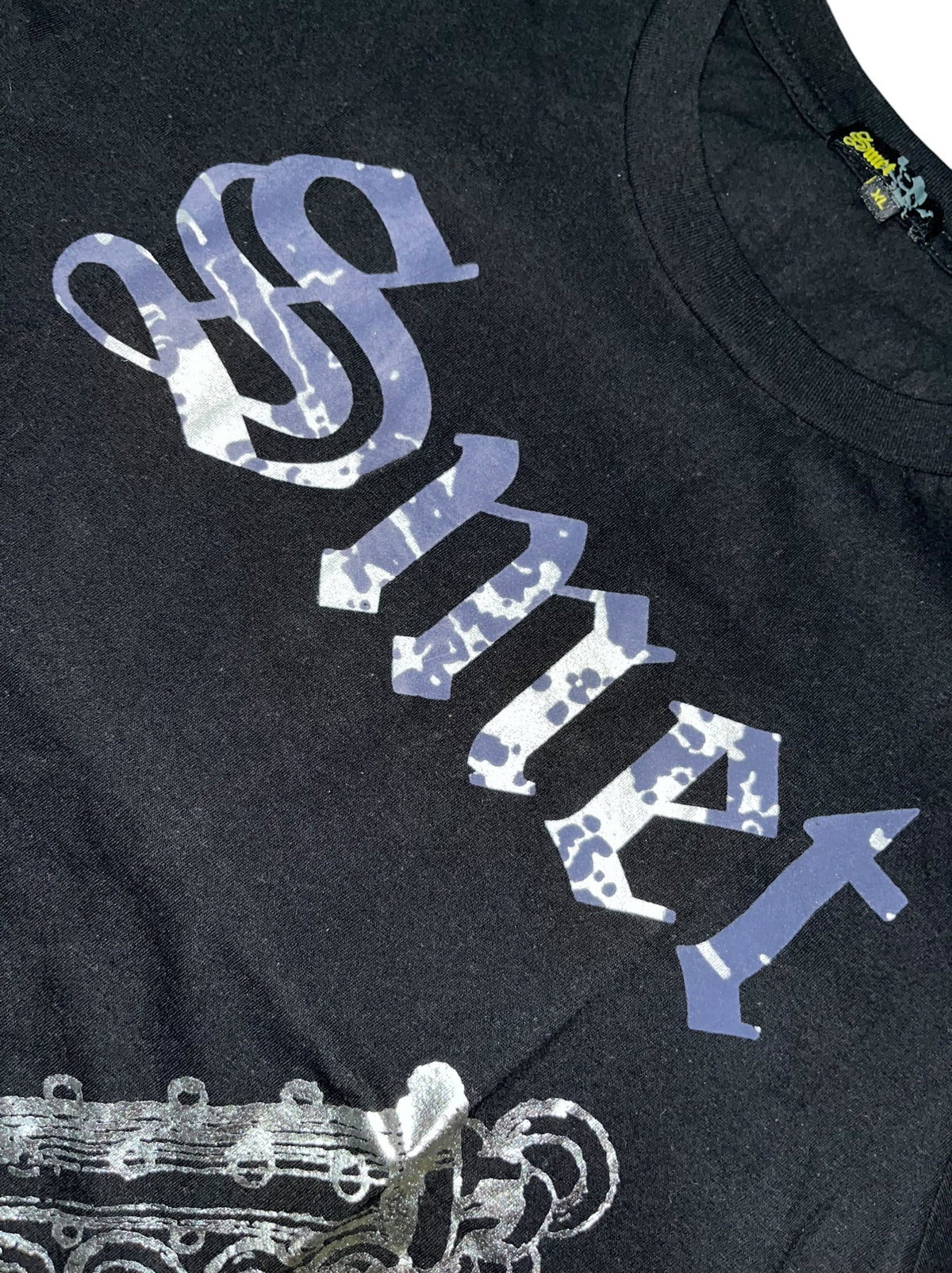 Smet rare Womens y2k 2010s Gothic Tribal T-Shirt *M*