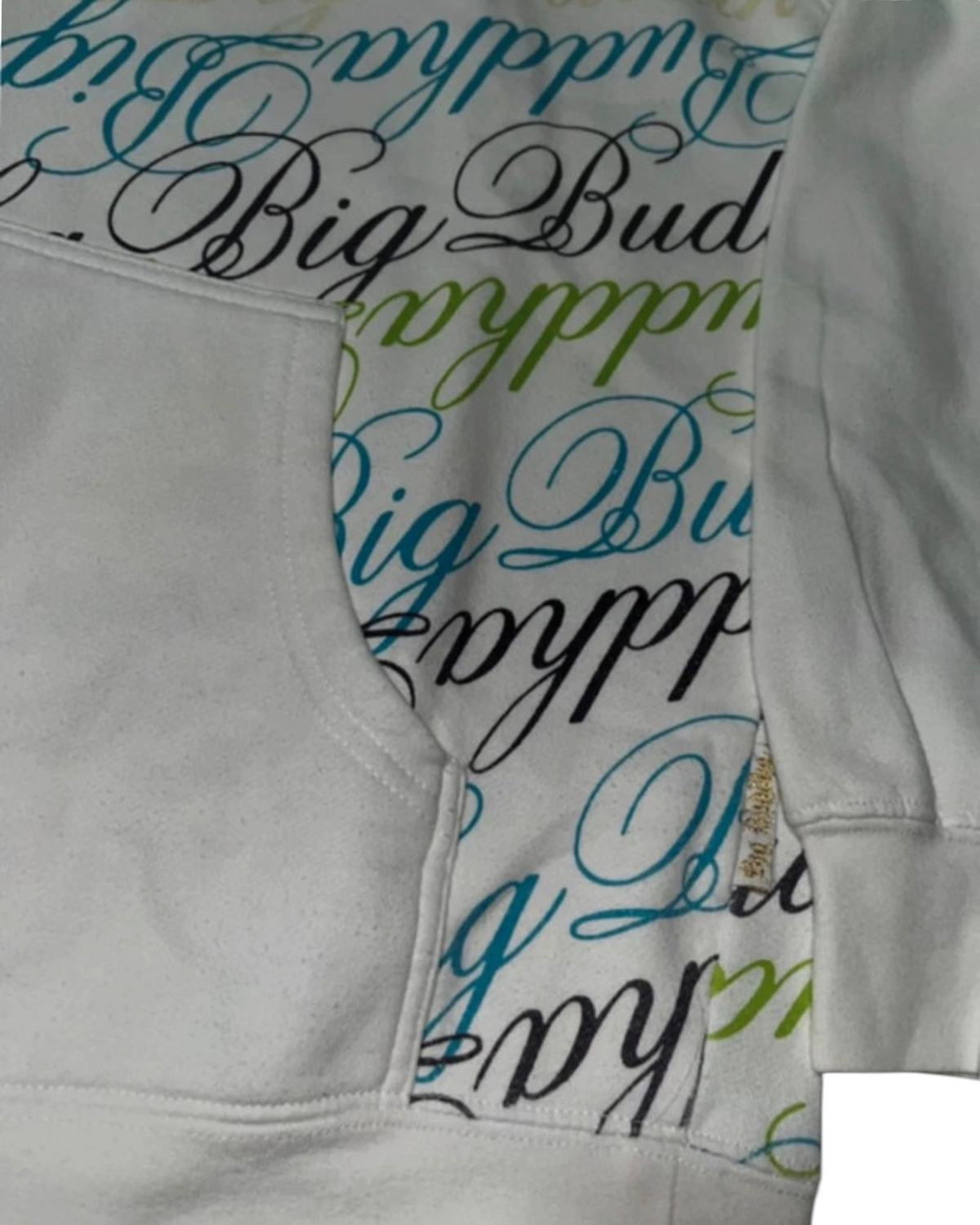 Fishbone 2000s rare y2k All over Print Zip Hoodie Hip Hop *XL*