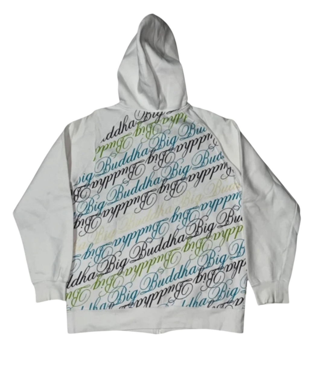 Fishbone 2000s rare y2k All over Print Zip Hoodie Hip Hop *XL*