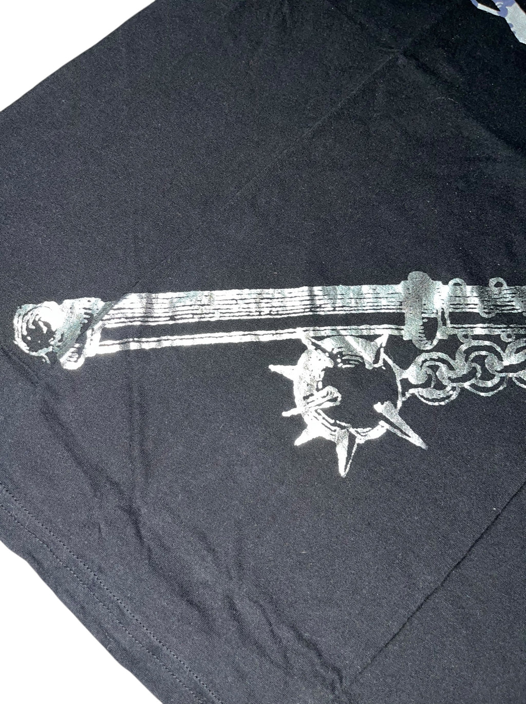 Smet rare Womens y2k 2010s Gothic Tribal T-Shirt *M*
