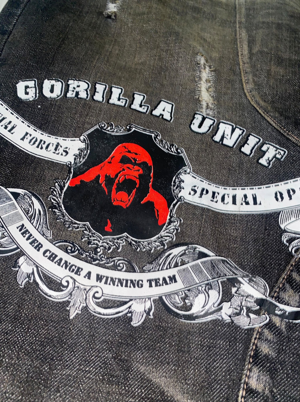 Gorilla Unit 2010s rare y2k Jorts Hip Hop *30*