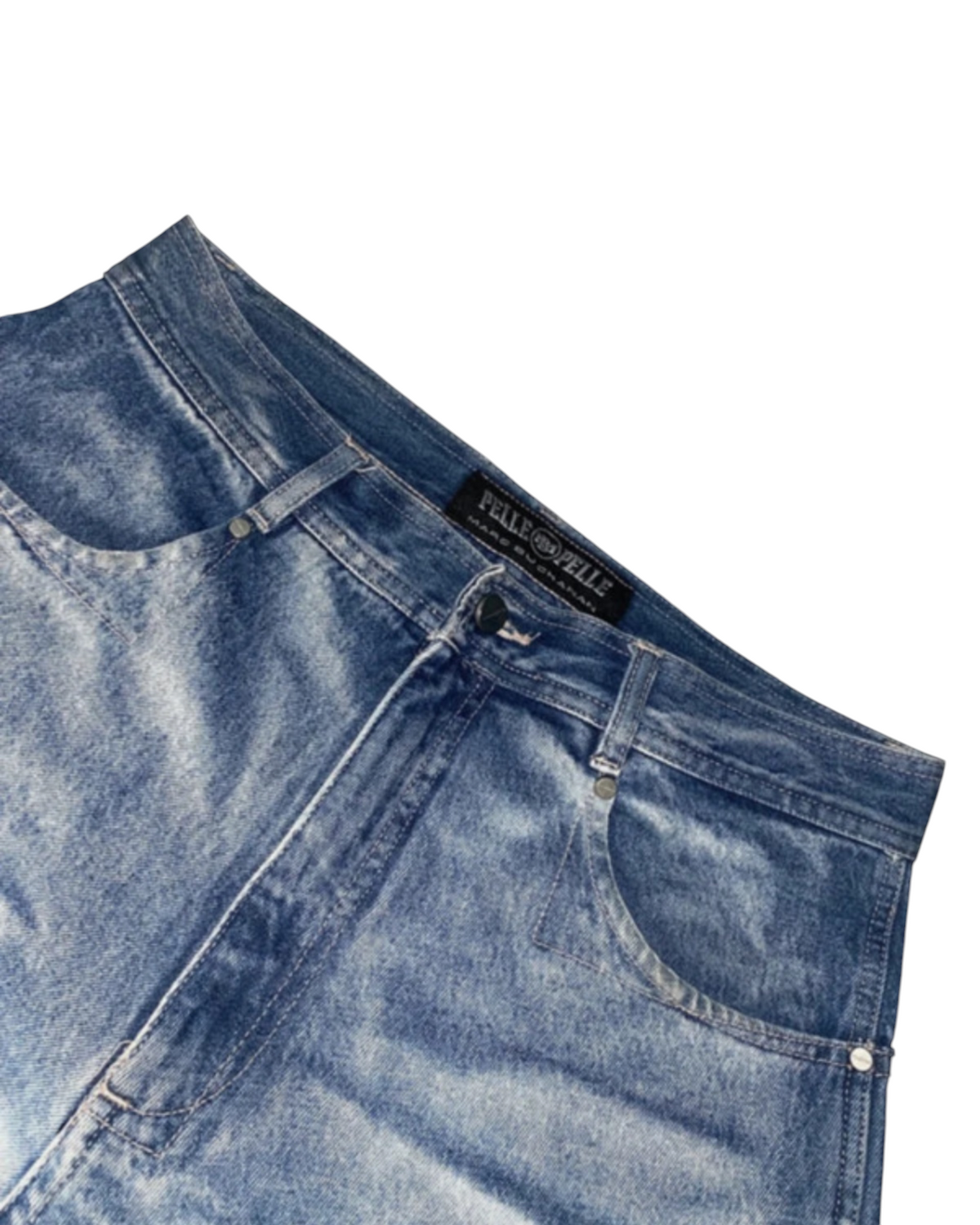 Pelle Pelle rare 2000s Baggy Jorts Hip Hop y2k *32*