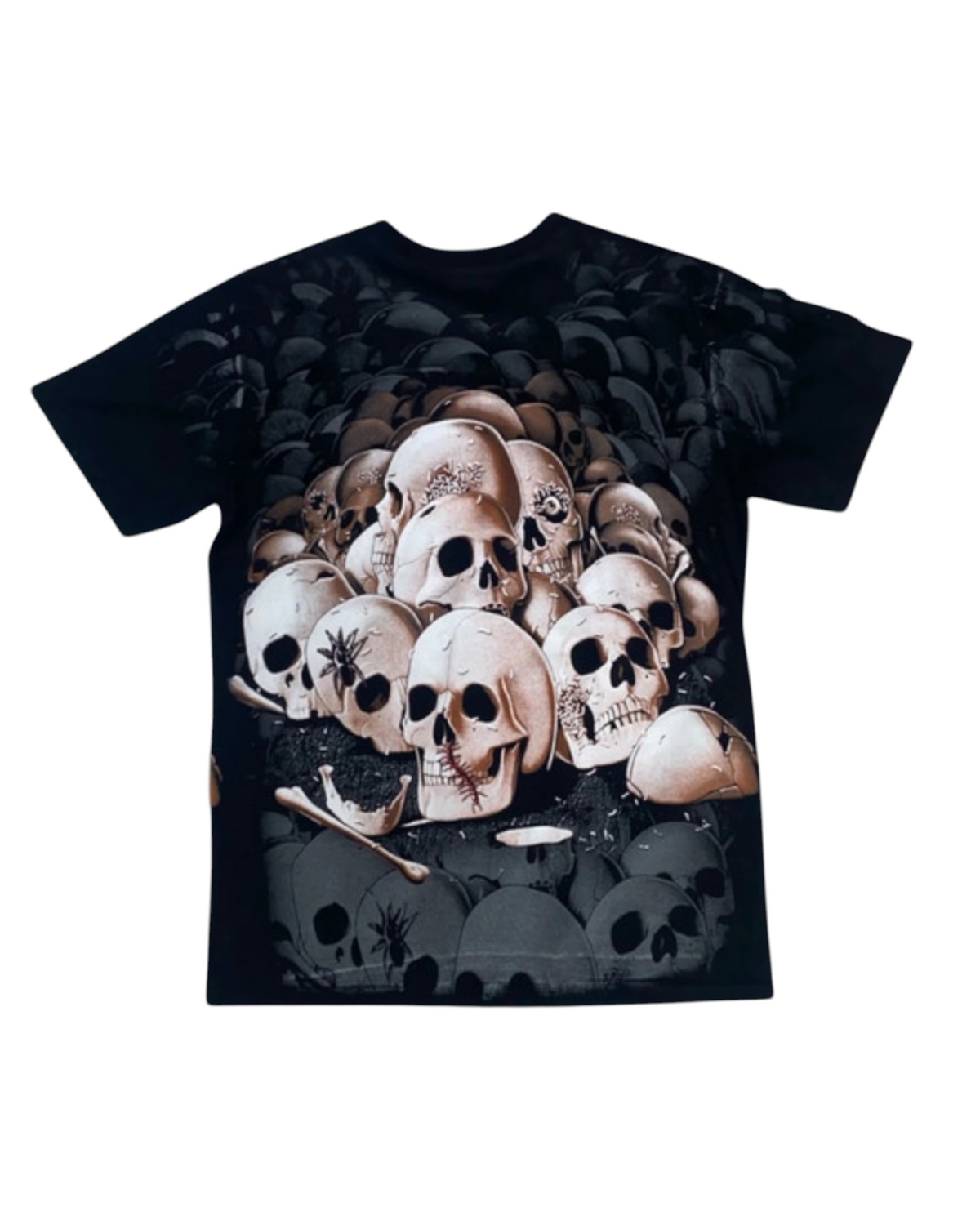 2000s Thunder Hip Hop T-Shirt Skull rare Baggy y2k *L*