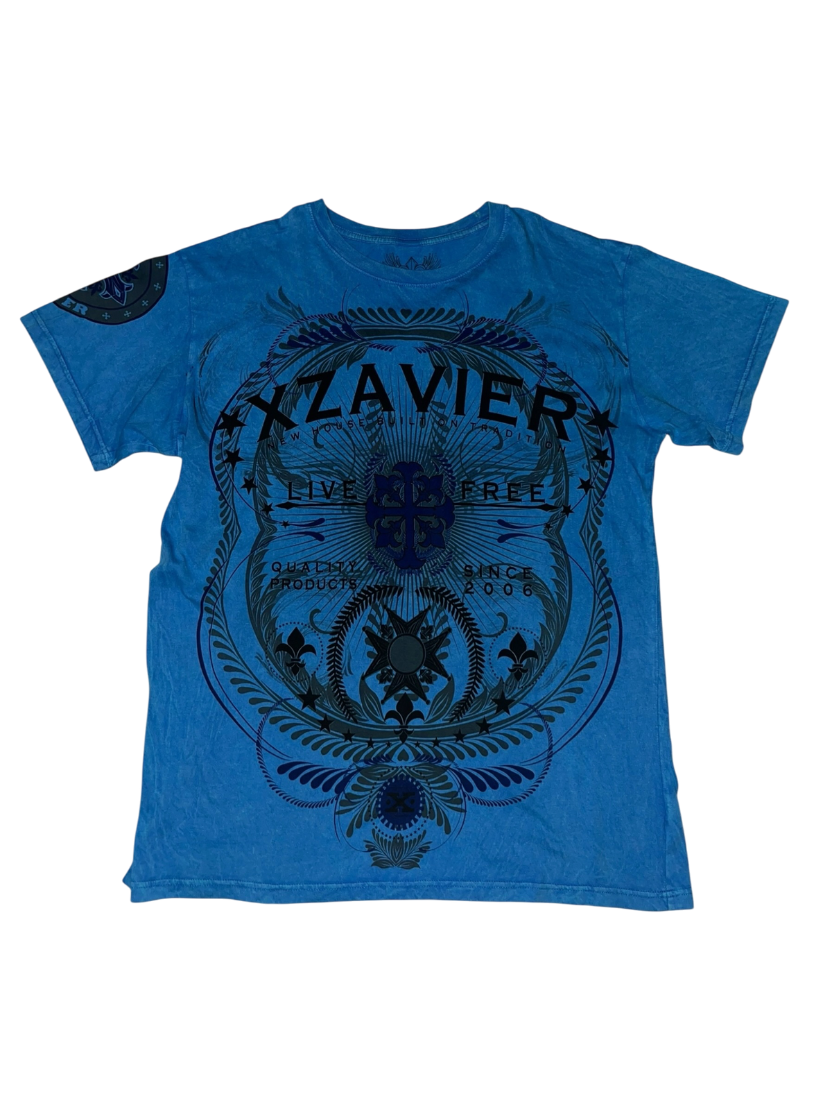 Xzavier rare 2000s T-Shirt Tribal Hip Hop y2k *XL*