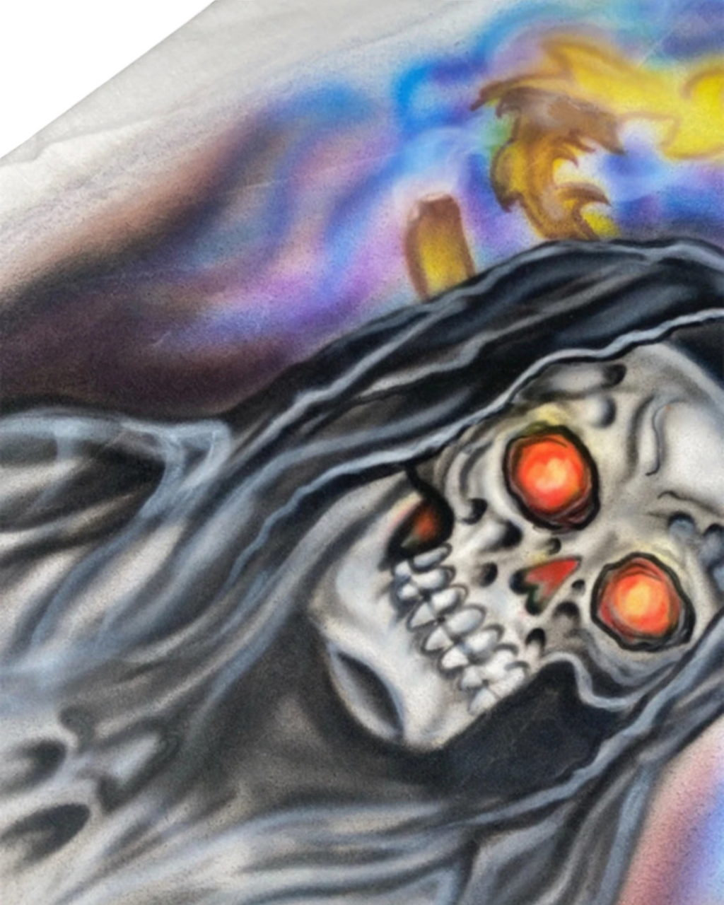 Vintage 2000s Airbush Grim Reaper y2k Tank Top *M/L*