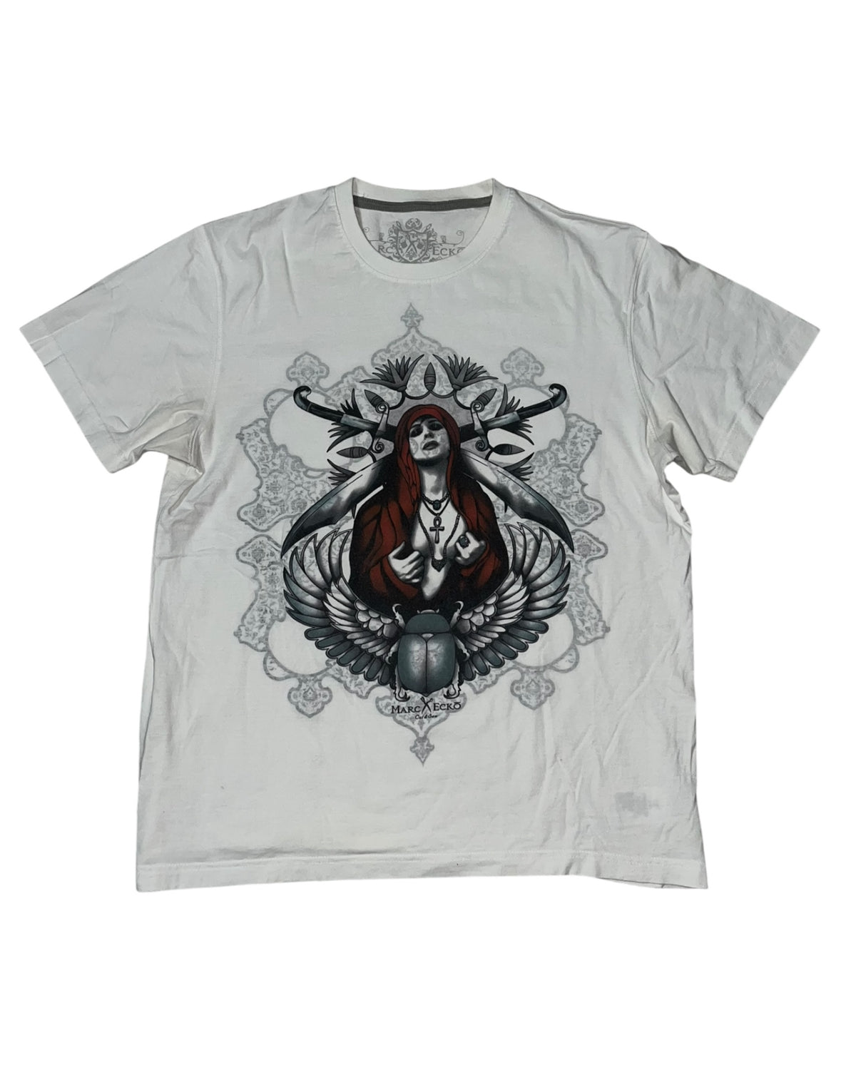 Marc Ecko rare 2000s Hip Hop Tribal T-Shirt rare Y2K *L*