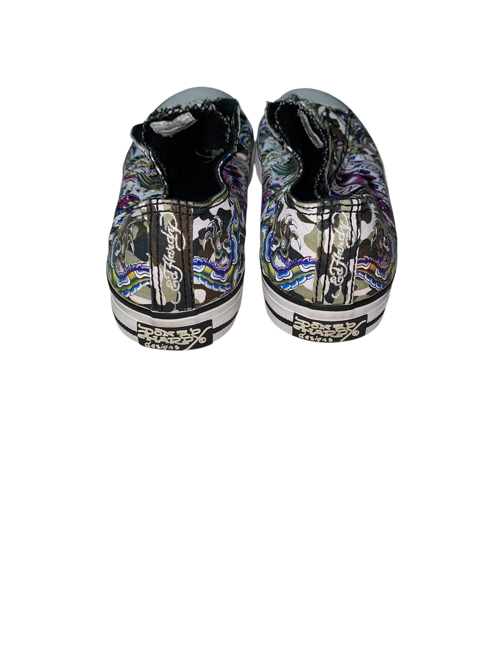 Ed Hardy 2000s Slip On Sneaker y2k Tribal Gothic Unisex *41*