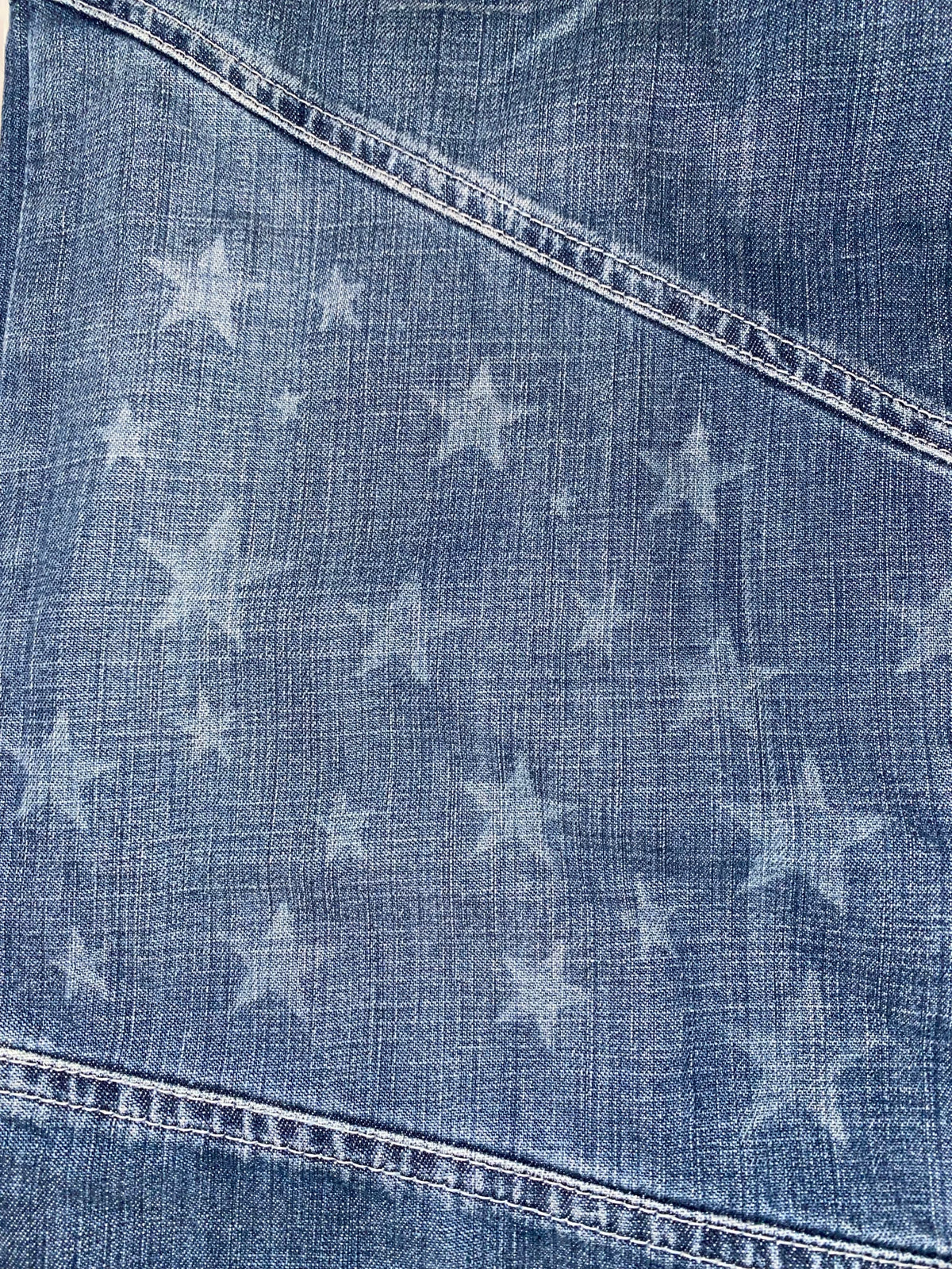 M.Dia Refugee 2000s Baggy Jeans Hip Hop y2k USA Print rare *32*