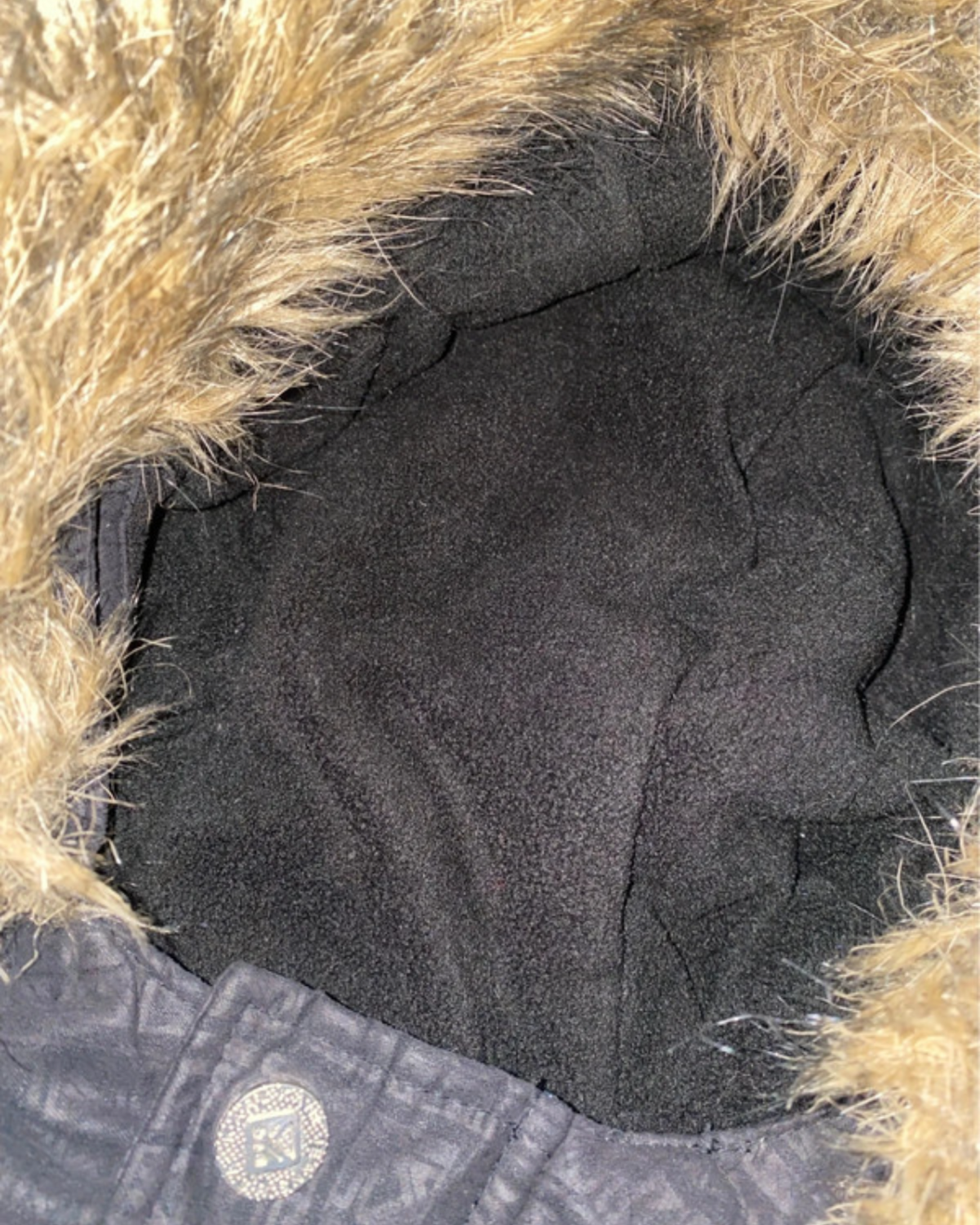Karl Kani 2000s Vintage Winterjacke all over Monogramm *L*