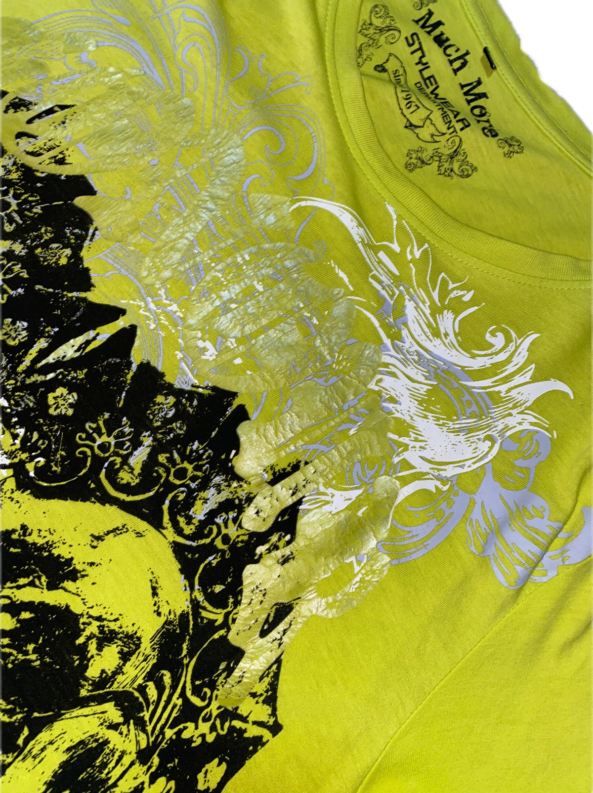 Much More 2010s Tribal Womens Oversized T-Shirt y2k *M*