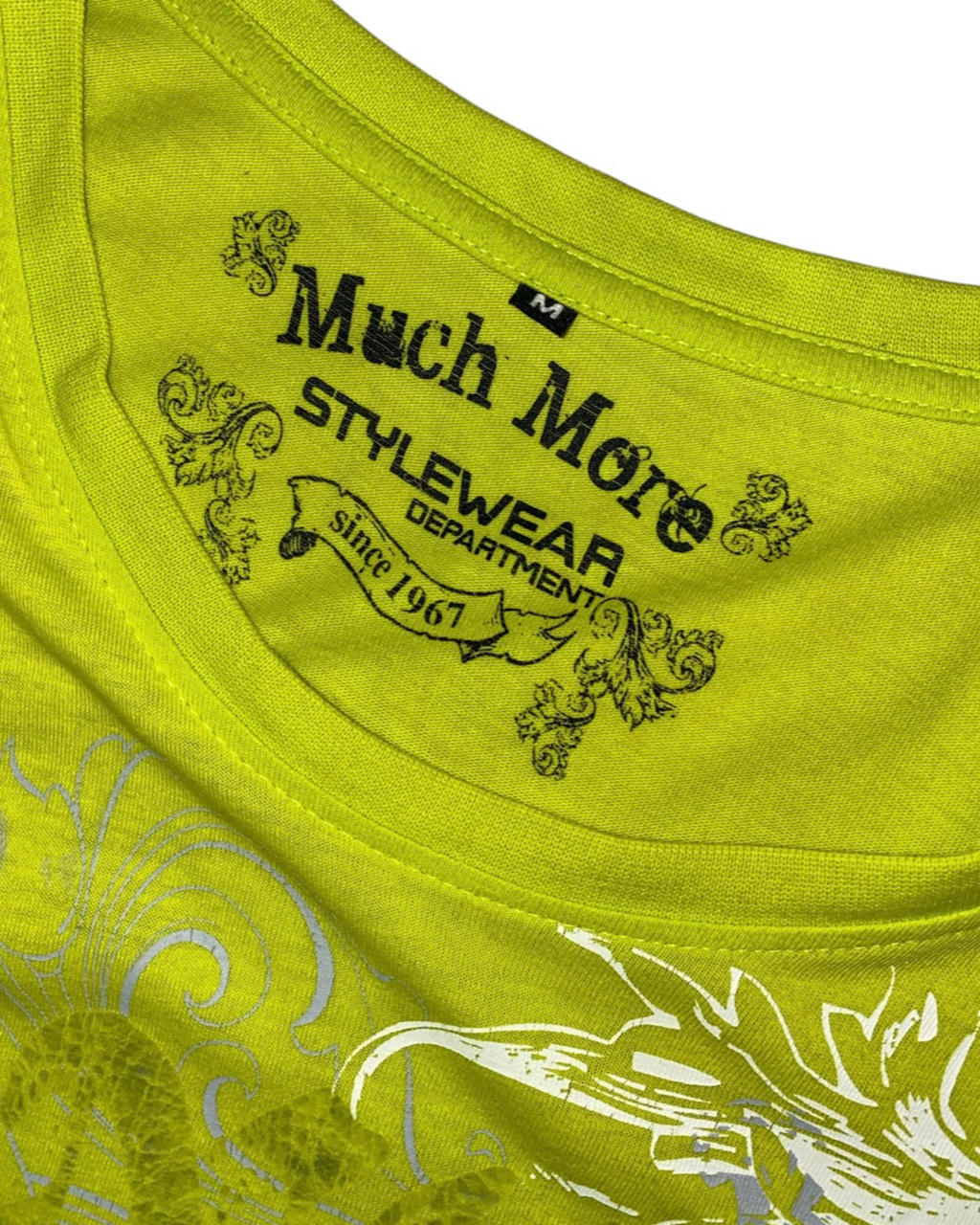 Much More 2010s Tribal Womens Oversized T-Shirt y2k *M*