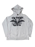 Fishbone Big Buddha Zip Hoodie Womens y2k Tribal Gothic y2k *L*