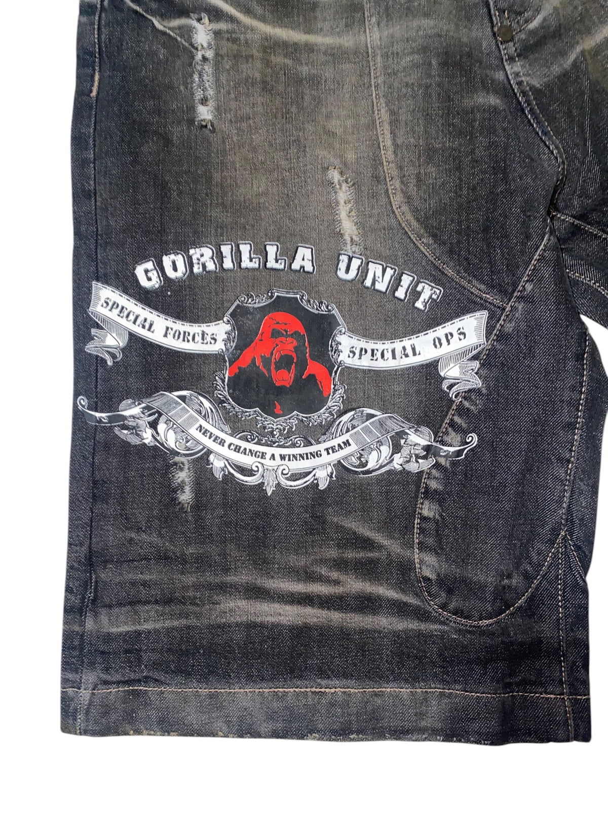 Gorilla Unit 2010s rare y2k Jorts Hip Hop *30*
