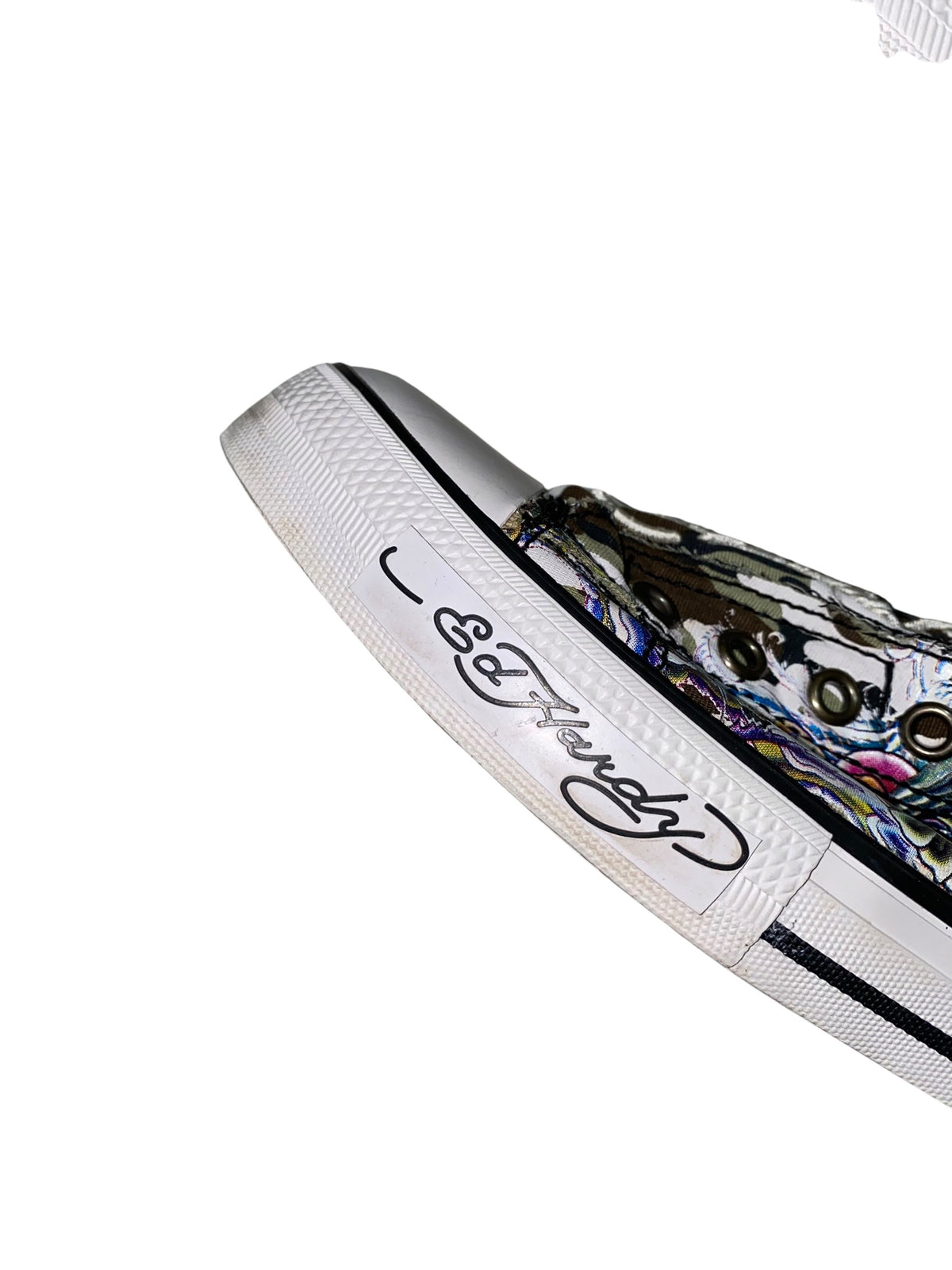 Ed Hardy 2000s Slip On Sneaker y2k Tribal Gothic Unisex *41*