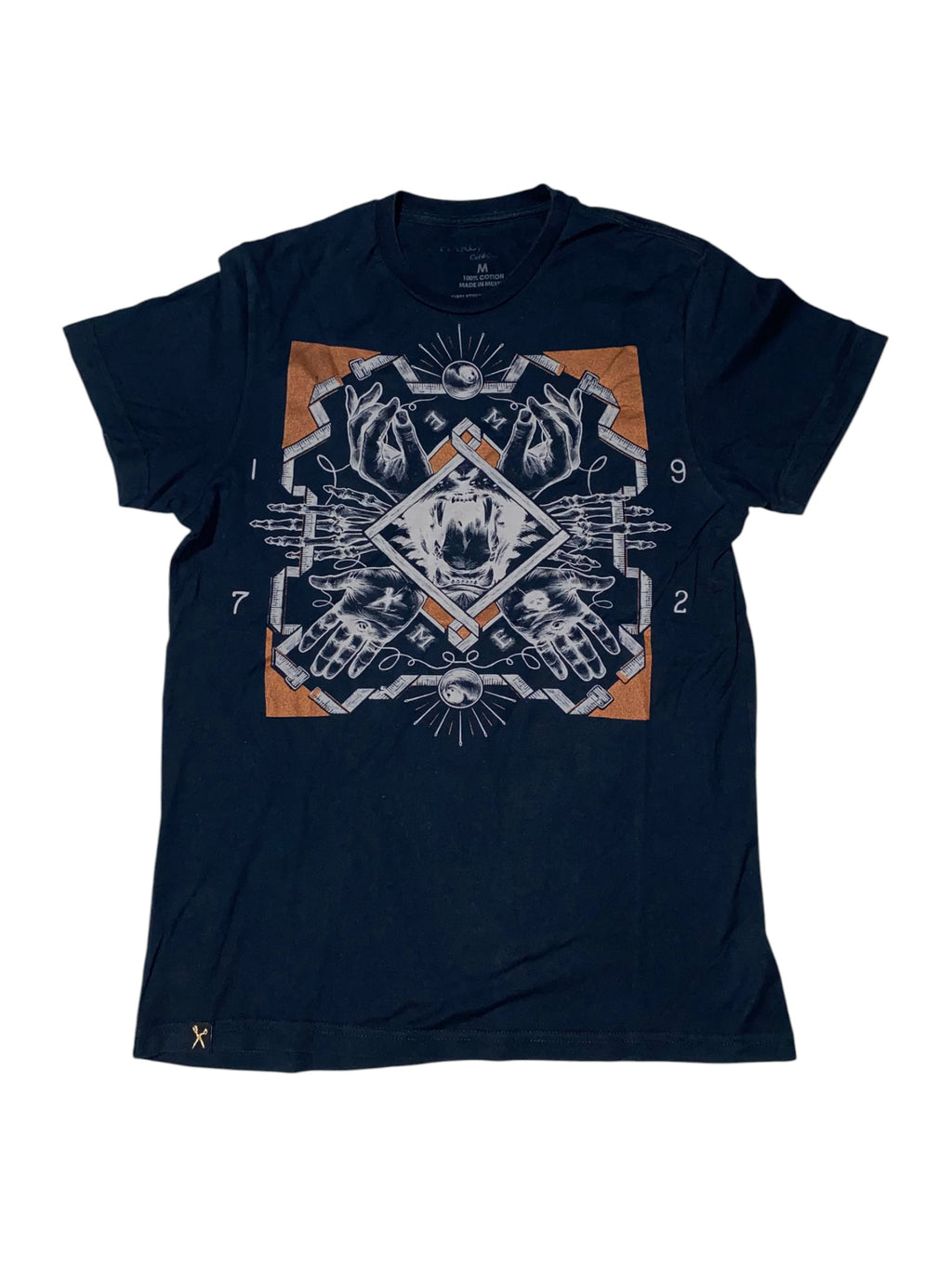 Marc Ecko 2010s T-Shirt y2k Hip Hop Tribal Gothic *M*