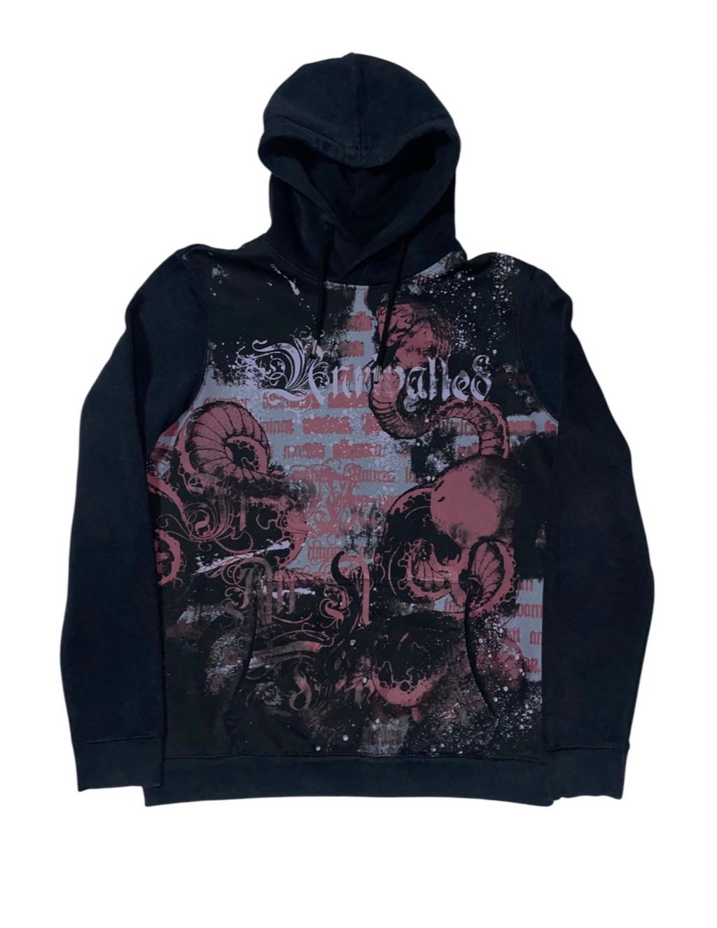 Clockhouse 2010s Gothic Hoodie Tribal rare y2k *M*