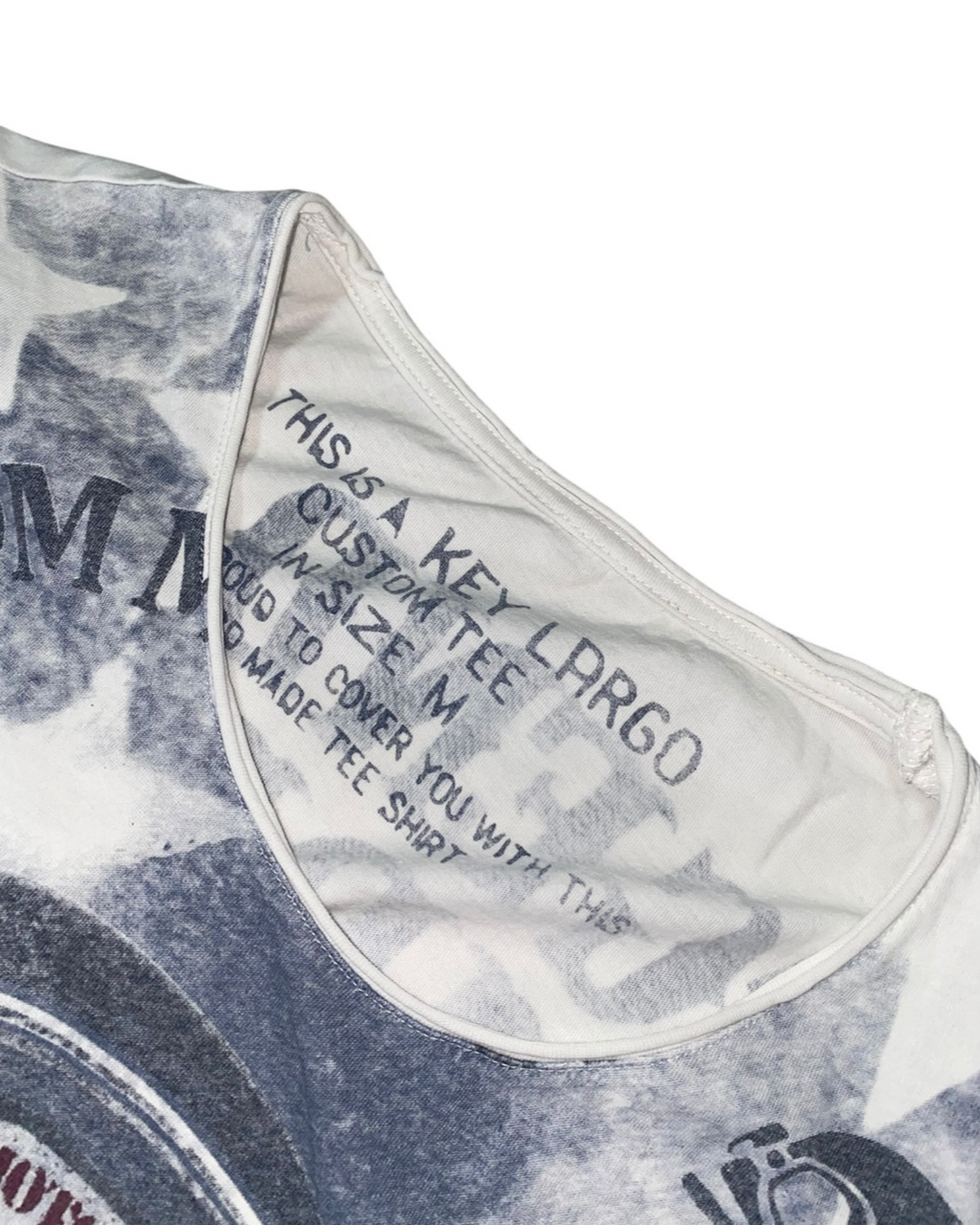 Key Largo 2010s T-Shirt Gothic y2k Slim Fit *M*