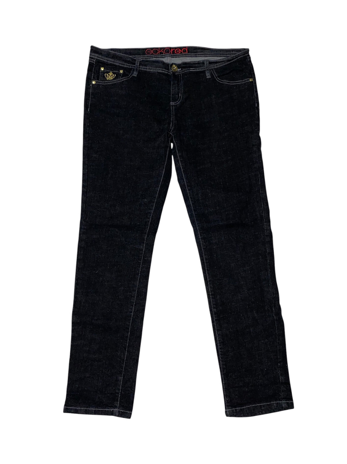 Ecko Red Vintage Womens 2000s Skinny Jeans y2k *44*